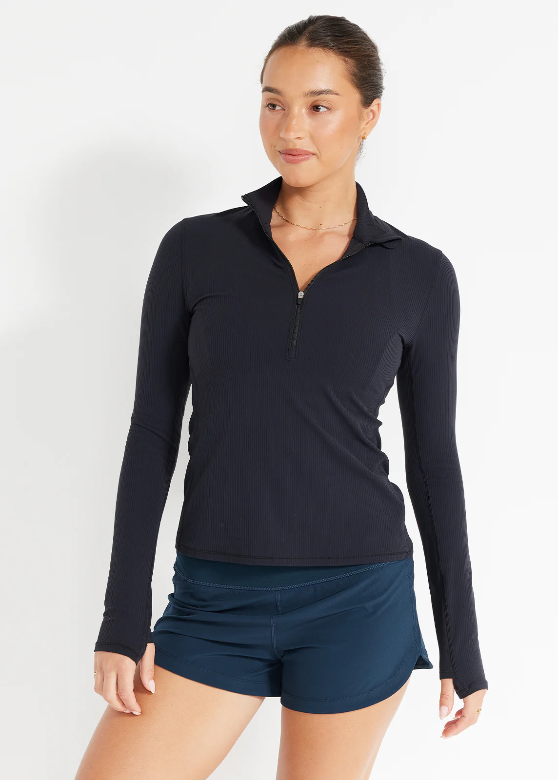 Ribbed Cardio 1/2 Zip - Image 2